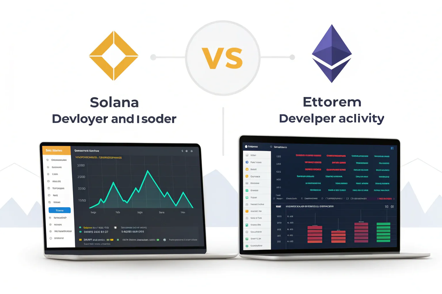 Solana vs Ethereum и активность разработчиков